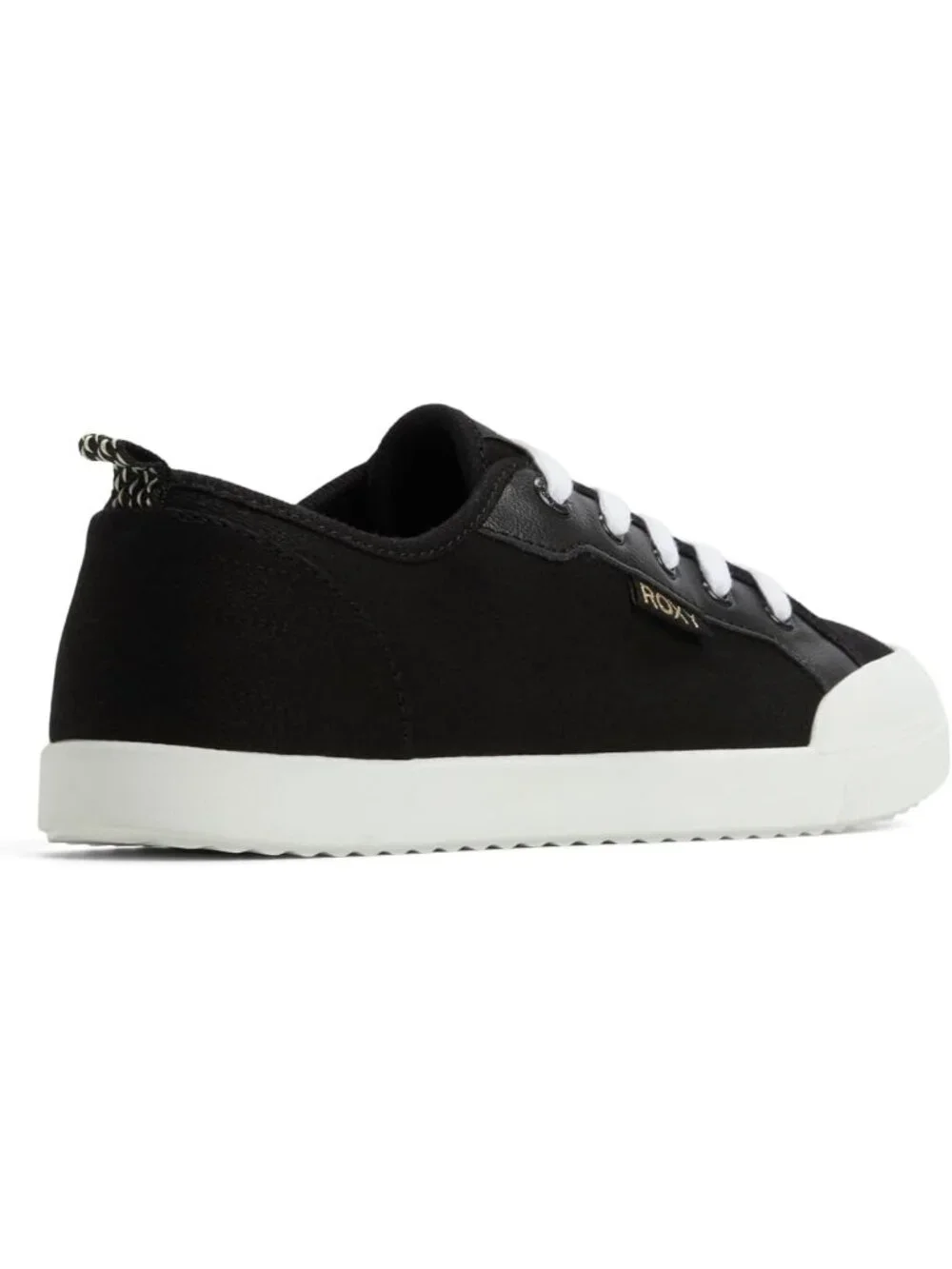 Women's Black Lightweight Low Top Lace Up Casual Fashion Shorebreak Sneakers